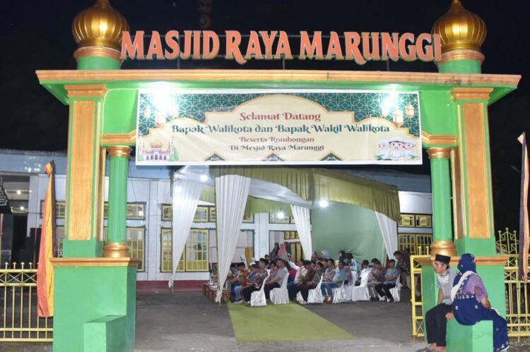 Teks foto: Pengurus Remaja Islam Masjid Raya Marunggi menggelar Pekan Nuzul Qur'an dengan tema Memahami dan Memaknai Pentingnya Al Qur'an bagi Manusia di Desa dan Kotan pada 16 sampai 25 Maret 2025. MITHA