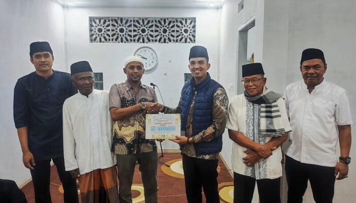 Kujungan Kelima Safari Ramadan, Pemnag Campago Kunjungi Surau Hanura Kubu