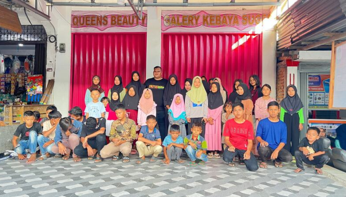 Info Suger Salurkan Santunan pada 70 Anak Yatim Piatu di Sungai Geringging