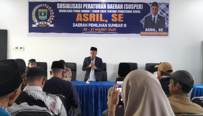 Ketua Forwana Agam Apresiasi Asril Anggota DPRD Sumbar Buat Program Perhutanan Sosial