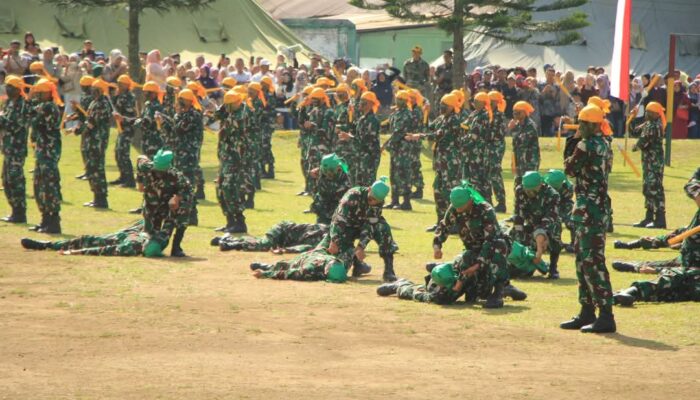 349 Siswa Ikuti Upacara Pelantikan dan Pendidikan Pertama Tamtama TNI AD