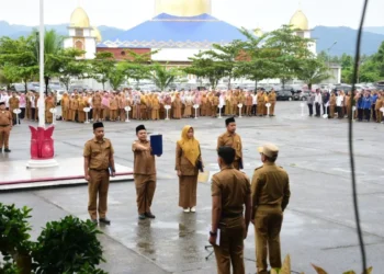 Pimpin Apel Perdana Setelah Ramadan, JKA Tekankan Pentingnya Kedisiplinan ASN