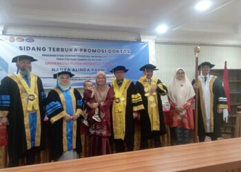 UPI YPTK Padang Ukir Sejarah Baru, Nadya Lulusan Doktor Termuda