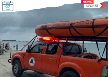 BPBD Agam Laksanakan Pengamanan dan Pengawasan di Pantai TPI Tiku