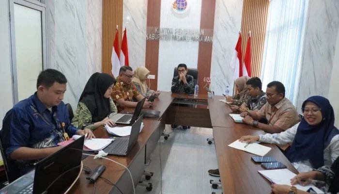 Kantah Padang Pariaman Hadiri Rapat Sosialisasi Pusdatin Menyapa di Direktorat Jenderal PHP Tanah