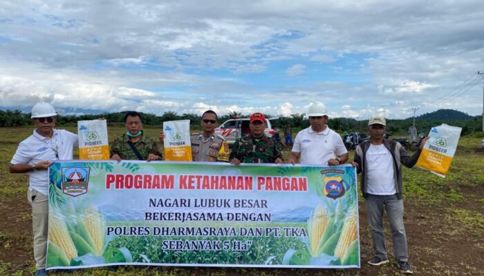 Dukung Program Ketahanan Pangan, PT TKA Hibahkan Lima Hektare Lahan untuk Digarap Masyarakat