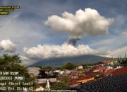 Gunung Marapi Erupsi, Kolom Abu Capai 800 Meter