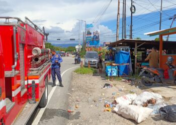 Kebakaran Warung Gorengan di Lubuk Minturun Padang, Kerugian Capai Rp25 Juta