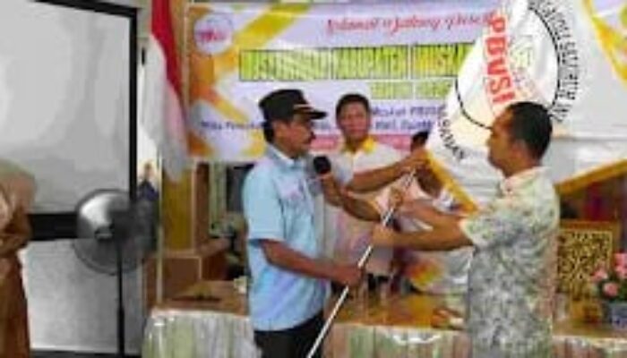 Salamat Simamora Pimpin Pengkab PBVSI Kabupaten Pasaman Periode 2025-2029