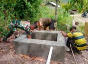 Prajurit TNI Kembangkan Infrastruktur Air Bersih di Nagari Harau