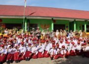 Tanamkan Tertib Berlalu Lintas Sejak Dini, Satlantas Sijunjung Kunjungi SDN 20 Muaro