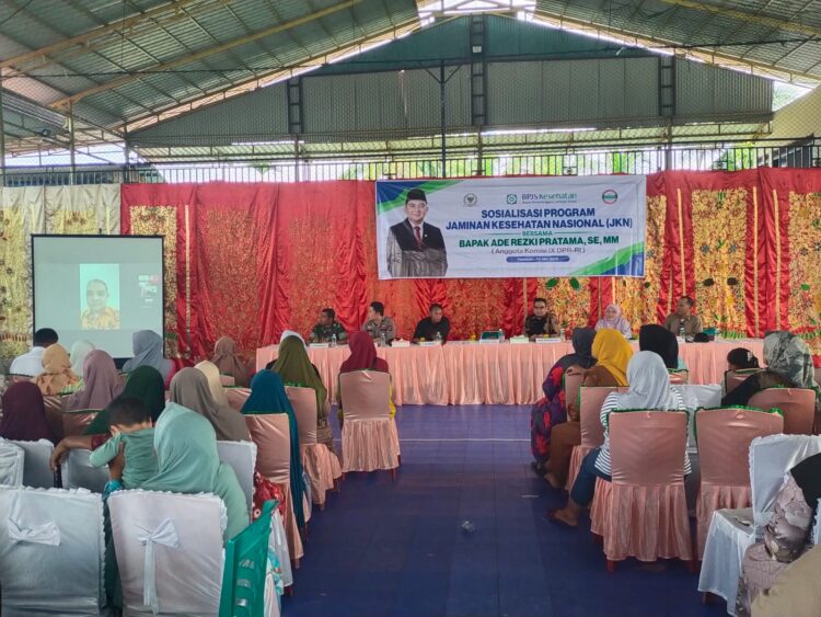 Ade Reski Pratama Bersama BPJS Kesehatan Gencarkan Sosialisasi Program JKN-KIS di Pasaman. IST