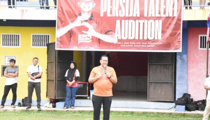 Persija Jakarta Gelar Talent Audition di Stadion Persikatim Pariaman