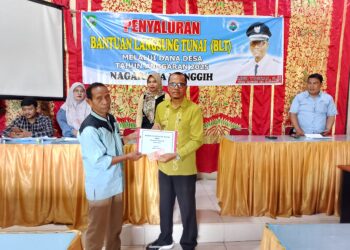 Wali Nagari Aia Manggih Berharap 45 KPM BLT DD Prioritaskan Keperluan Mendasar
