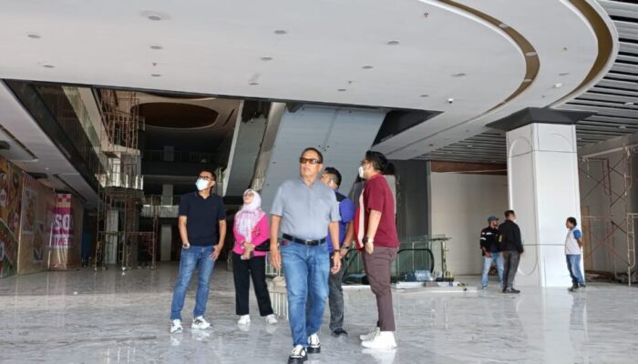 Siap Gelar Soft Opening 29 Mei, Proses Penyelesaian Basko City Mall Dikebut