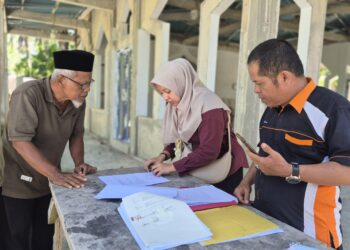 Kantah Padang Pariaman Laksanakan Pemeriksaan Lapangan Permohonan Wakaf Tanah untuk Pembangunan Masjid