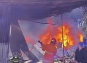 Disertai Ledakan Keras, Gudang Penimbunan BBM Ilegal Terbakar di Bukittinggi