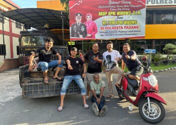 Tim Klewang Polresta Padang Tangkap Pelaku Curat di Gudang Bengkel, Kerugian Capai Rp55 Juta