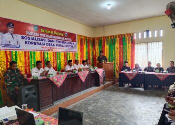 Bupati Pasaman Terpilih Welly Suheri Hadiri Musnasus Pembentukan Koperasi Merah Putih Nagari Durian Tinggi