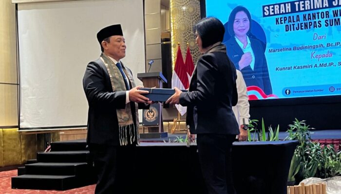 Kunrat Kasmiri Resmi Pimpin Kanwil Ditjenpas Sumbar