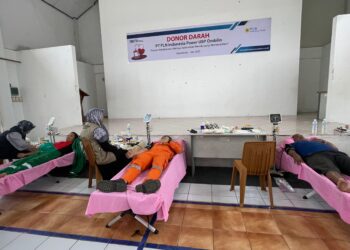 Peduli Sesama, PLN Indonesia Power UBP Ombilin Gelar Donor Darah HUT ke-29