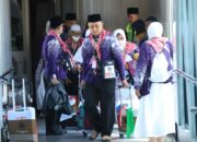 Tiba di BIM Jemaah Embarkasi Padang Asal Bengkulu Disambut Lantunan Salawat Badar