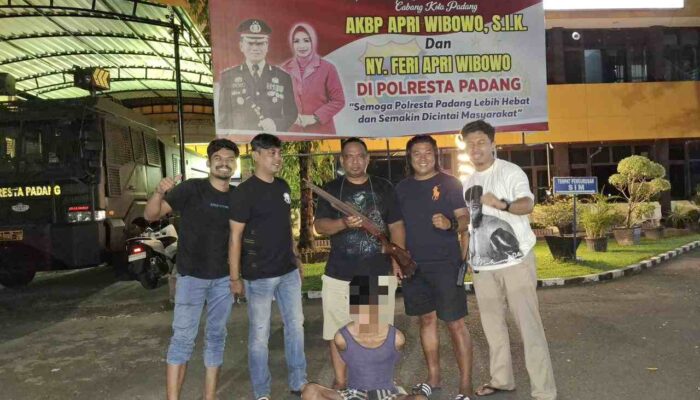 Bobol Rumah Warga, Seorang Pria Dibekuk Tim Klewang Polresta Padang