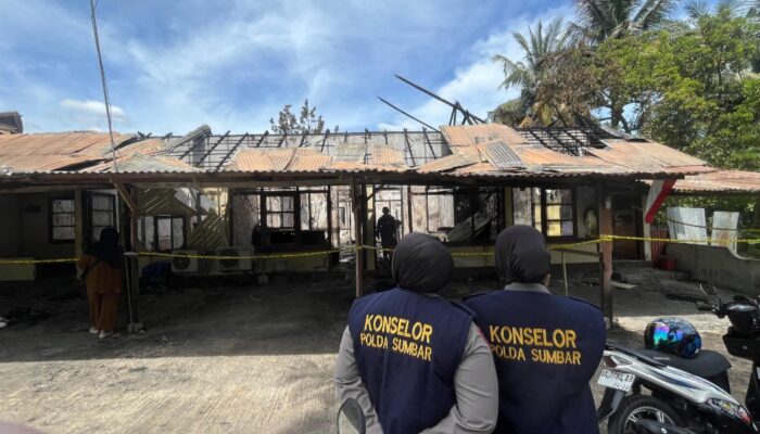 Polda Sumbar Gelar Trauma Healing bagi Korban Kebakaran Asrama SPN Padang Besi