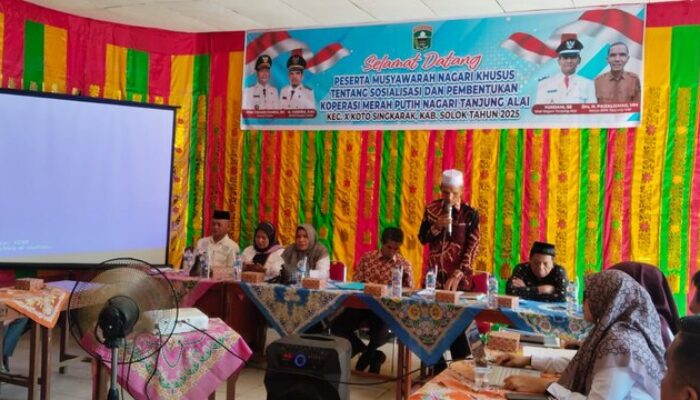 Nagari Tanjung Alai Bentuk Koperasi Nagari Merah Putih, Paizalisman: Langkah Menuju Kemandirian Ekonomi