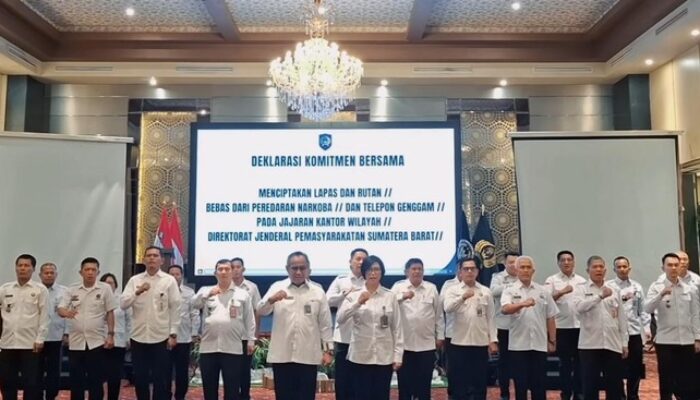 Kanwil Ditjen PAS Sumbar Komit Bersihkan Lapas dan Rutan dari Narkoba dan HP Ilegal