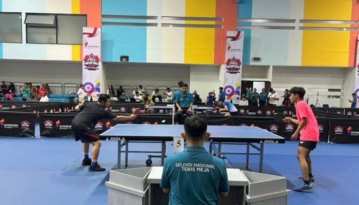 Seleknas Tenis Meja Dimulai, Kemenpora Bidik Atlet SEA Games 2025