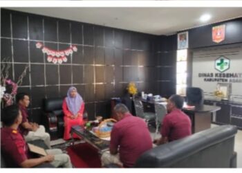 Tes Urine bagi WBP, Lapas Lubuk Basung Berkolaborasi dengan Dinkes Agam