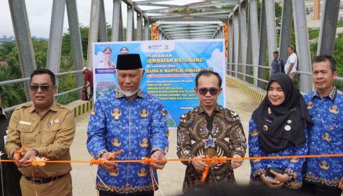 Jembatan RS Unand Diresmikan, Akses Warga Kian Mudah