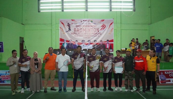 164 Pebulu Tangkis Ramaikan Kapolres Cup I se-Pabasko