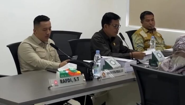 Komisi II DPRD Padang Bahas LHP Tahun 2024 Terkait Pengelolaan Pajak dan Optimalisasi PAD