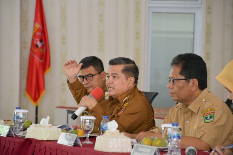 Bupati Agam, Benni Warlis saat kegiatan Musrenbang RPJMD 2025-2029, di Balairung Rumah Dinas Bupati Agam, Selasa (3/6). IST