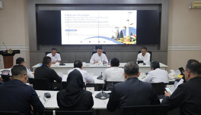 Terima Kunjungan P3N Lemhanas RI, Wamen Ossy Sampaikan Peran Kementerian ATR/BPN dalam Hilirisasi