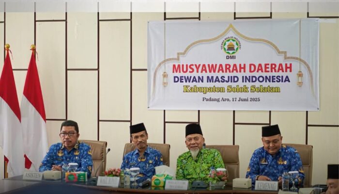 Wabup Yulian Efi Terpilih sebagai Ketua DMI Solok Selatan 2025–2030