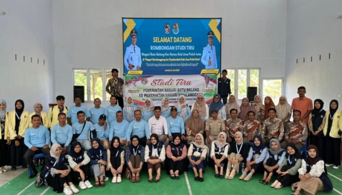 Pemerintah Nagari Batu Balang Studi Tiru ke Nagari Simalanggang, Perkuat Digitalisasi dan Website Layanan