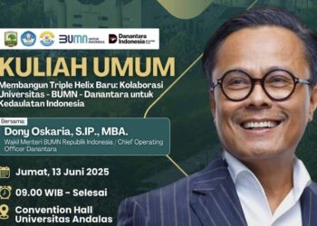 Dony Oskaria Ajak Unand Kolaborasi Bangun Triple Helix Baru Bersama BUMN dan Danantara