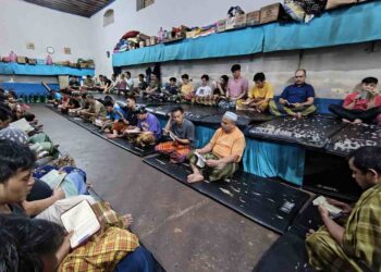 WBP Rutan Batusangkar Rutin Gelar Wirid Yasin Setiap Kamis Malam