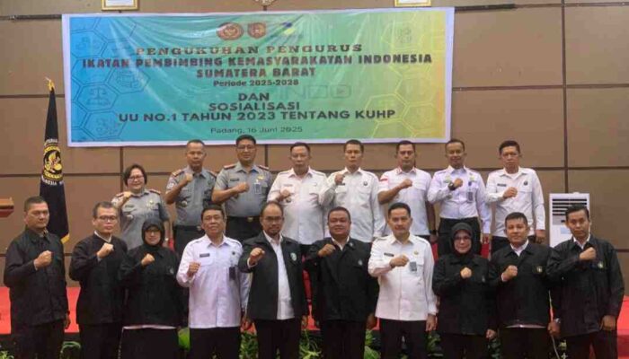 Indra Resmi Nahkodai IPKEMINDO Sumbar 2025–2028, Fokus pada Profesionalisme dan Reintegrasi Sosial