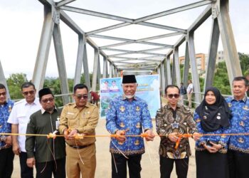 100 Hari Kepemimpinan Mahyeldi- Vasco, Lima Jembatan Strategis Senilai Rp30,7 Miliar Diresmikan