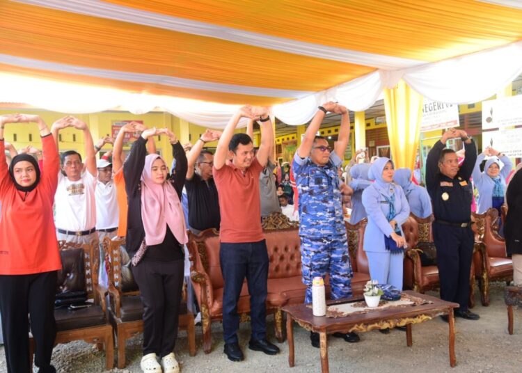 Bakti Sosial Khitanan Massal yang dirangkai dengan Gerakan Kebugaran Jasmani bagi anak sekolah, ASN dan non-ASN, serta layanan cek kesehatan gratis, Sabtu (28/6) kemarin. IST