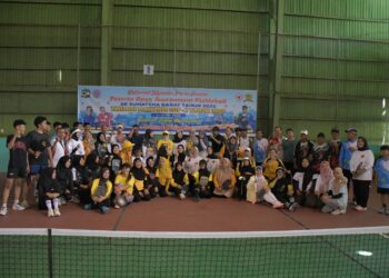 Turnamen Pickleball Tarmizi Mawardi Cup I Digelar di Lapangan Tenis Semen Padang