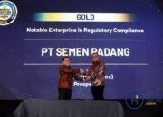 Konsisten Patuhi Regulasi, PT Semen Padang Raih Penghargaan Gold IRCA 2025