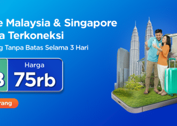 XLSMART Hadirkan Paket Roaming Kuota Super Jumbo Hingga 100GB Khusus Singapura dan Malaysia