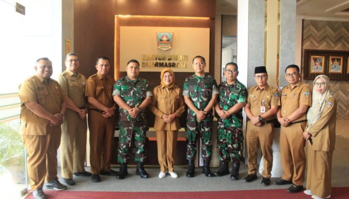 Jajaran Kodim 0310/SSD Silurahmi dengan Pemkab Dharmasraya