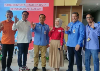 Tebar Manfaat di 6 Daerah, Bank Nagari Galang Ratusan Kantong Darah