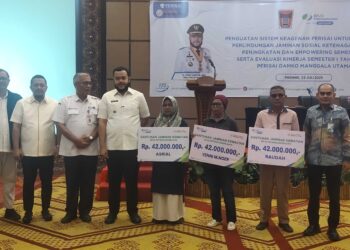 166 Ribu Pekerja Rentan di Padang Belum Tersentuh Jaminan Sosial